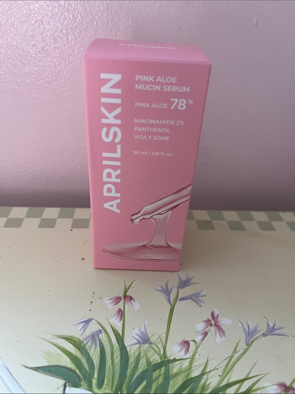 APRILSKIN Pink Aloe Mucin Serum NIB Korean Skincare